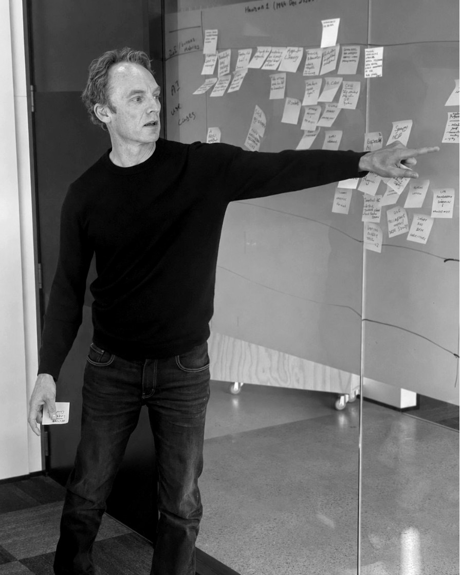 Steve Crowe running a workshop